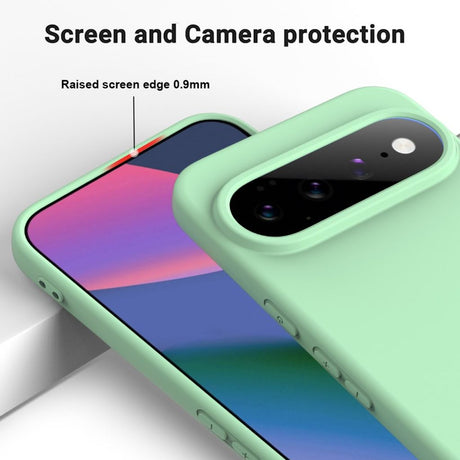 Google Pixel 11 Pro XL Skal med Strap Silikon Grön