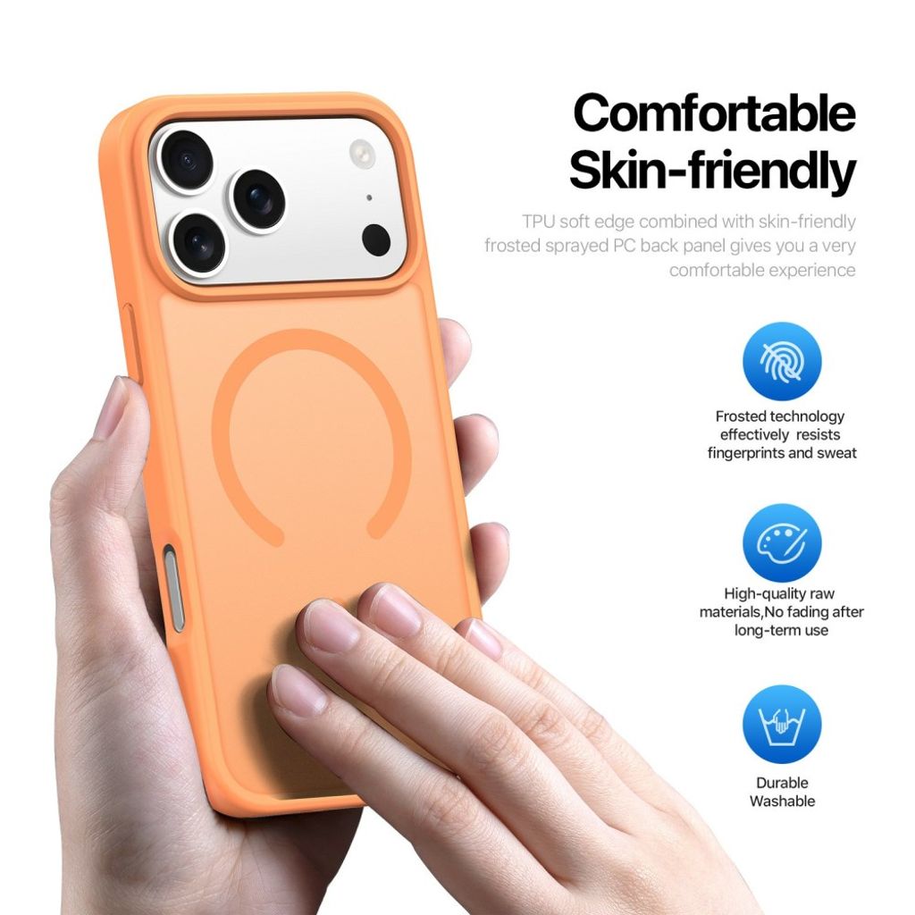 Dux Ducis iPhone 17 Pro Max Skal Yind Series MagSafe Orange