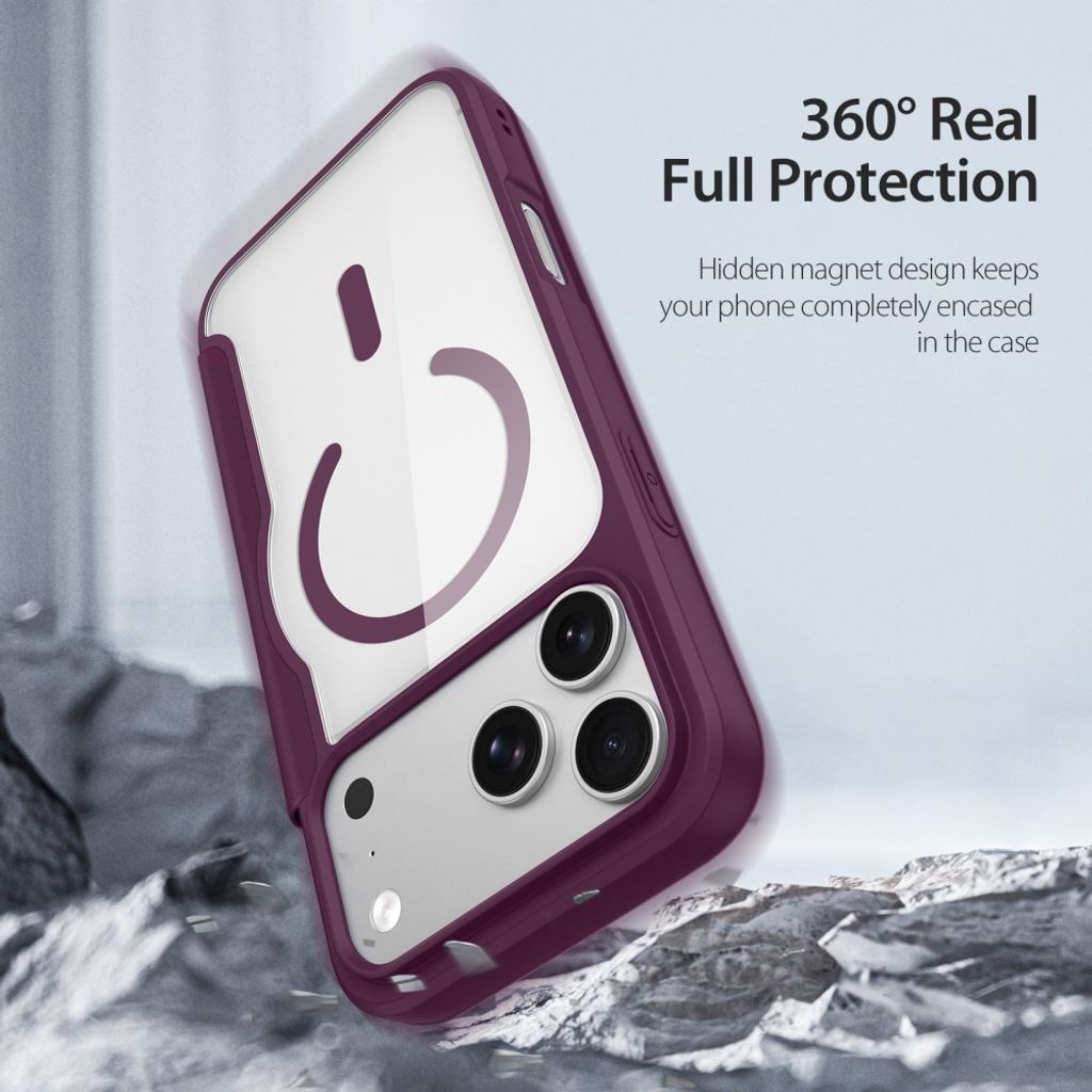 Dux Ducis iPhone 17 Pro Max/18 Pro Max Fodral Skin X Pro Series MagSafe Röd
