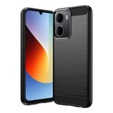 Xiaomi Redmi A7 Pro Skal Borstad Kolfibertextur Svart