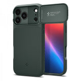 Spigen iPhone 17 Pro Max Skal Optik Armor MagFit Abyss Green
