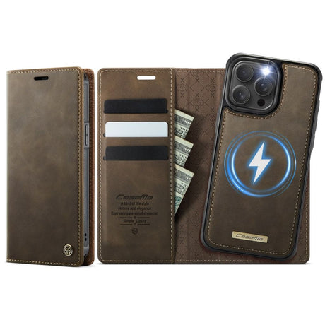 CaseMe iPhone 13 Pro Fodral C49 Series Brun
