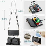 CaseMe iPhone 13 Pro Max Fodral C36 Series Svart