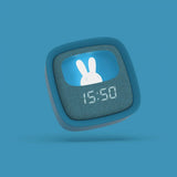 Mobility on Board Väckarklocka med Nattlampa Billy Clock Mörkblå