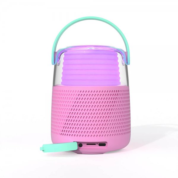 Mobility on Board Högtalare Karaoke Kit LED Rosa