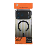 iPhone 17 Pro Max Skal Korrugerad MagSafe Svart Transparent