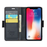 CaseMe iPhone Xs Max Fodral 023 Series Svart