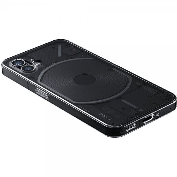 Nothing Phone (1) Original Skal Skal Case Transparent Svart