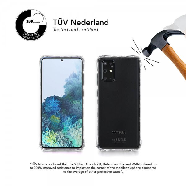 SoSkild Samsung Galaxy A72 Skal Absorb 2.0 Transparent