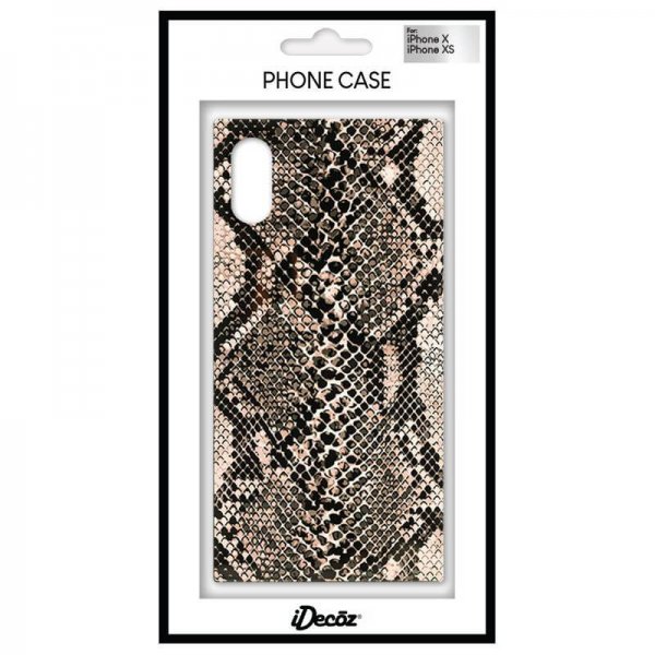 iDecoz iPhone X/Xs Skal Square Case Python