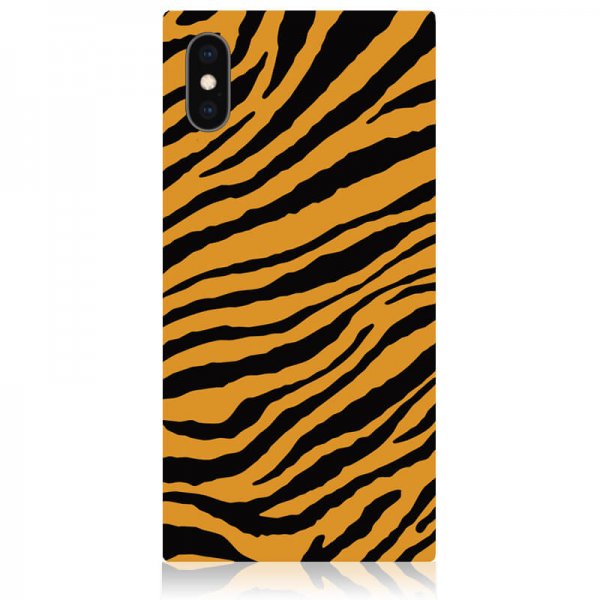 iDecoz iPhone X/Xs Skal Square Case Tiger