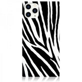 iDecoz iPhone 11 Pro Max Skal Square Case Zebra
