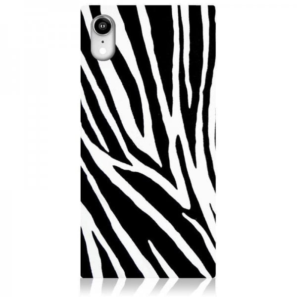 iDecoz iPhone Xr Skal Square Case Zebra