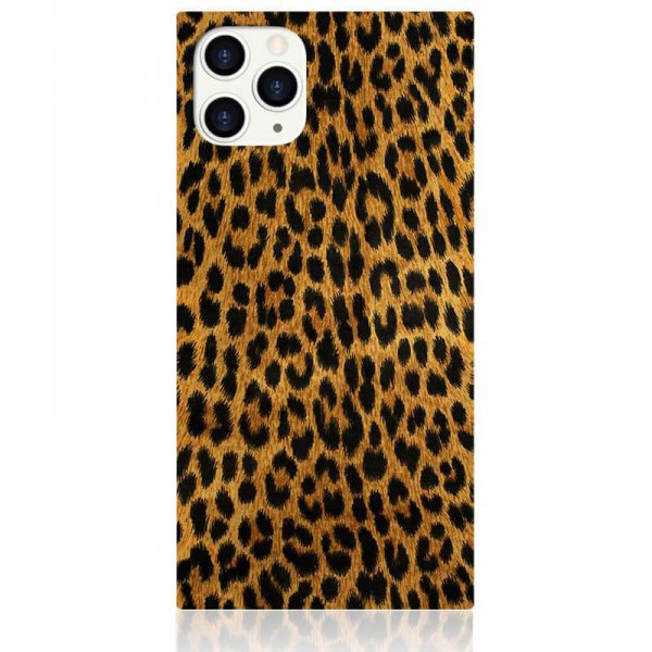iDecoz iPhone 11 Pro Skal Square Case Leopard