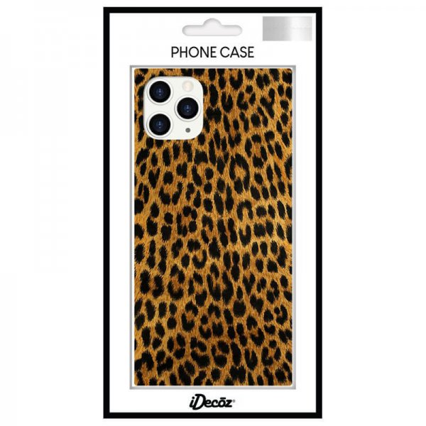 iDecoz iPhone 11 Pro Skal Square Case Leopard