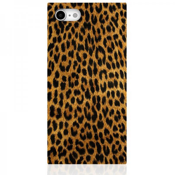 iDecoz iPhone 7/8/SE Skal Square Case Leopard
