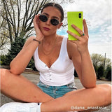 iDecoz iPhone 7 Plus/iPhone 8 Plus Skal Square Case Neon Gul