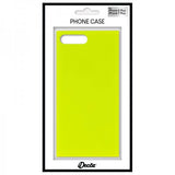 iDecoz iPhone 7 Plus/iPhone 8 Plus Skal Square Case Neon Gul