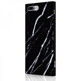 iDecoz iPhone 7 Plus/iPhone 8 Plus Skal Square Case Marble Svart