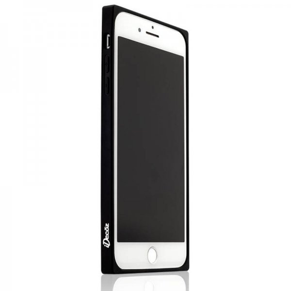 iDecoz iPhone 7 Plus/iPhone 8 Plus Skal Square Case Marble Svart