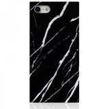 iDecoz iPhone 7/8/SE Skal Square Case Marble Svart
