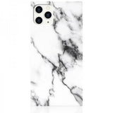 iDecoz iPhone 11 Pro Skal Square Case Marble Vit