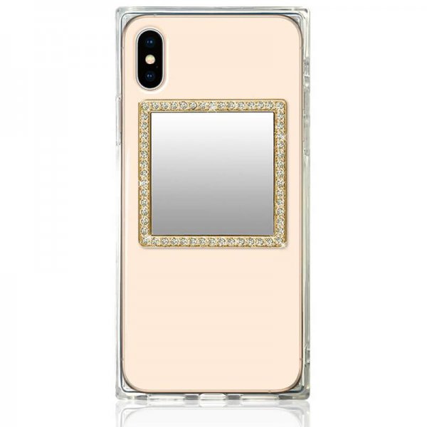 iDecoz Mobilspegel Phone Mirror Gold Crystals