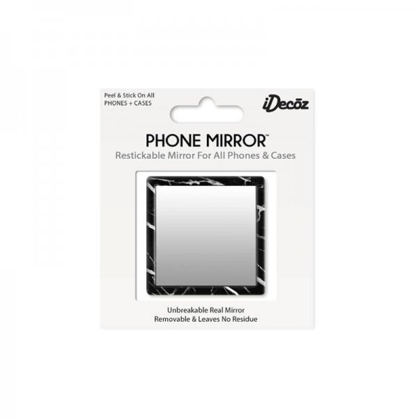 iDecoz Mobilspegel Phone Mirror Svart Marmor