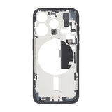 Mittenram med smådelar för iPhone 15 Pro - Blå Titan OEM