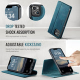 CaseMe iPhone 14 Plus/iPhone 15 Plus Fodral C49 Series Grön
