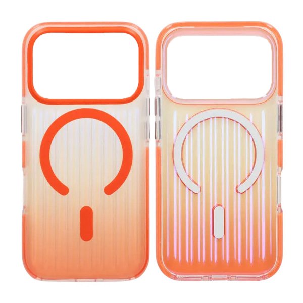 iPhone 17 Pro Max Skal Korrugerad MagSafe Orange