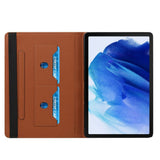 Samsung Galaxy Tab S12 Plus Fodral 360 Grader Vridbar Brun