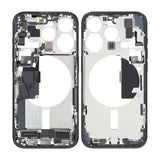 Mittenram med smådelar för iPhone 15 Pro - Blå Titan OEM