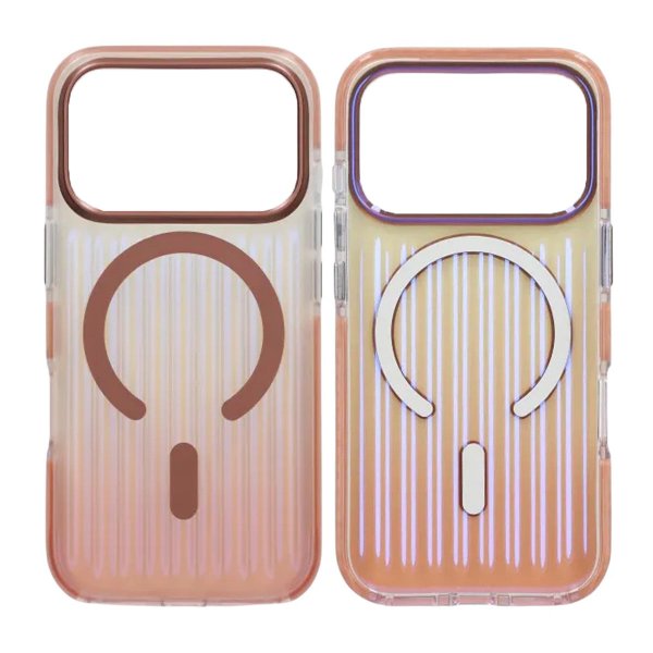 iPhone 17 Pro Max Skal Korrugerad MagSafe Roseguld