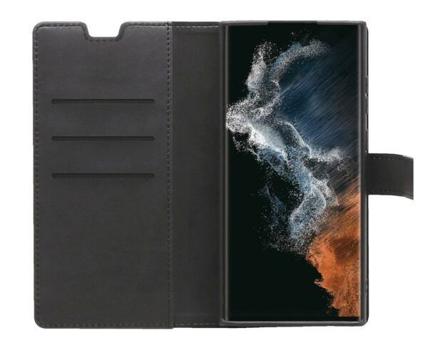 Vivanco Samsung Galaxy S23 Ultra Fodral Classic Wallet Svart