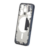 Mittenram med smådelar för iPhone 15 Pro - Blå Titan OEM