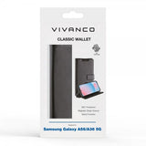 Vivanco Samsung Galaxy A36/Galaxy A56 Fodral Classic Wallet Svart