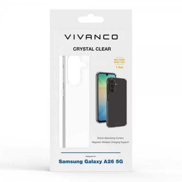 Vivanco Samsung Galaxy A26 Skal Crystal Clear Transparent