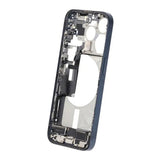 Mittenram med smådelar för iPhone 15 Pro - Blå Titan OEM