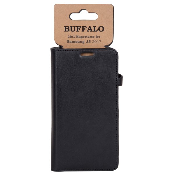 Buffalo Samsung Galaxy J5 2017 Fodral 2in1 Magnet Case Svart