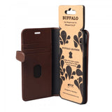 Buffalo iPhone Xs Max Fodral 2in1 Magnet Case Brun