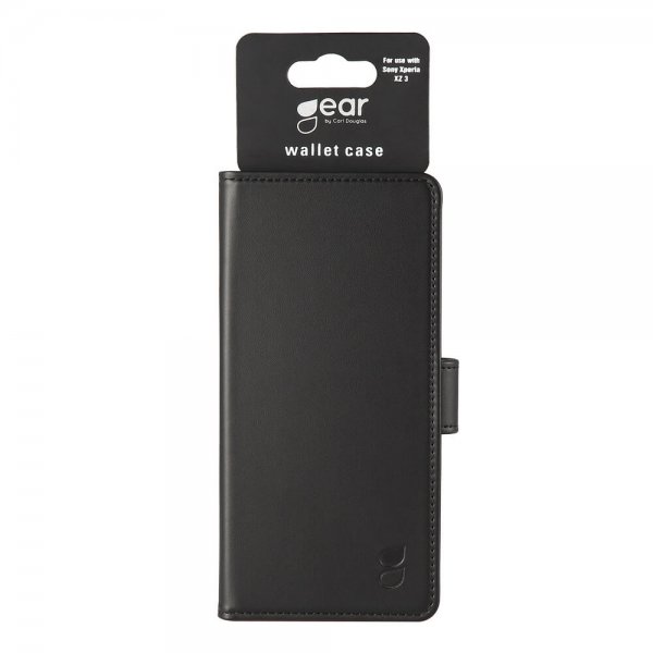 Gear Sony Xperia XZ3 Fodral 3 Kortfack Svart