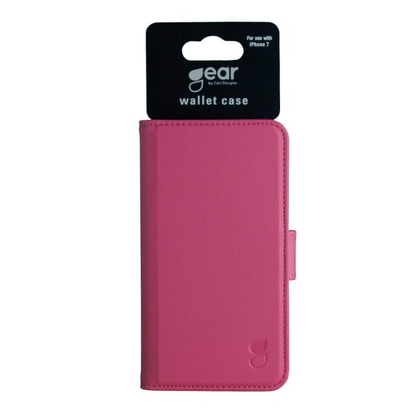 Gear iPhone 6/6S Plus/iPhone 7 Plus/iPhone 8 Plus Fodral 3 Kortfack Rosa