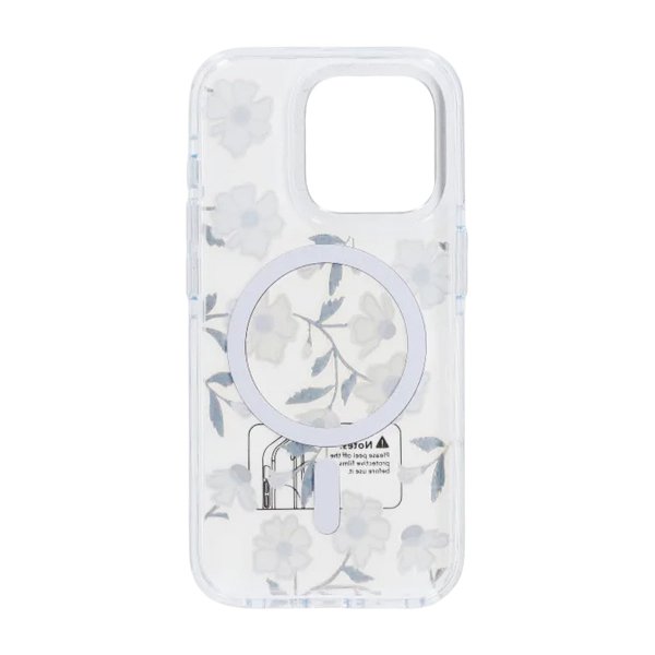iPhone 15 Pro Skal Mönster MagSafe Blomkvistar