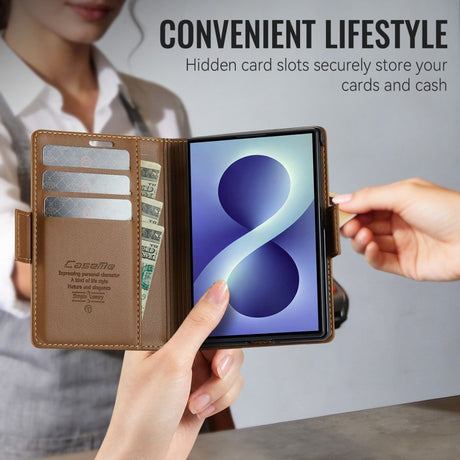 CaseMe Samsung Galaxy Z Fold 8 Fodral 023 Series Brun