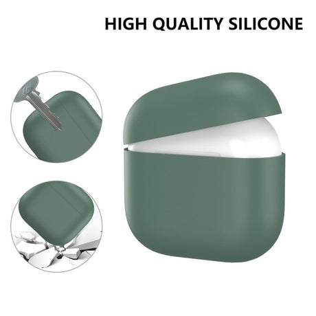 Ahastyle AirPods 4/5 Skal Silikon Grön