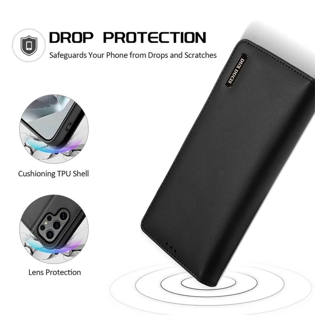 Dux Ducis Samsung Galaxy S25 Ultra Fodral Hivo Series Svart