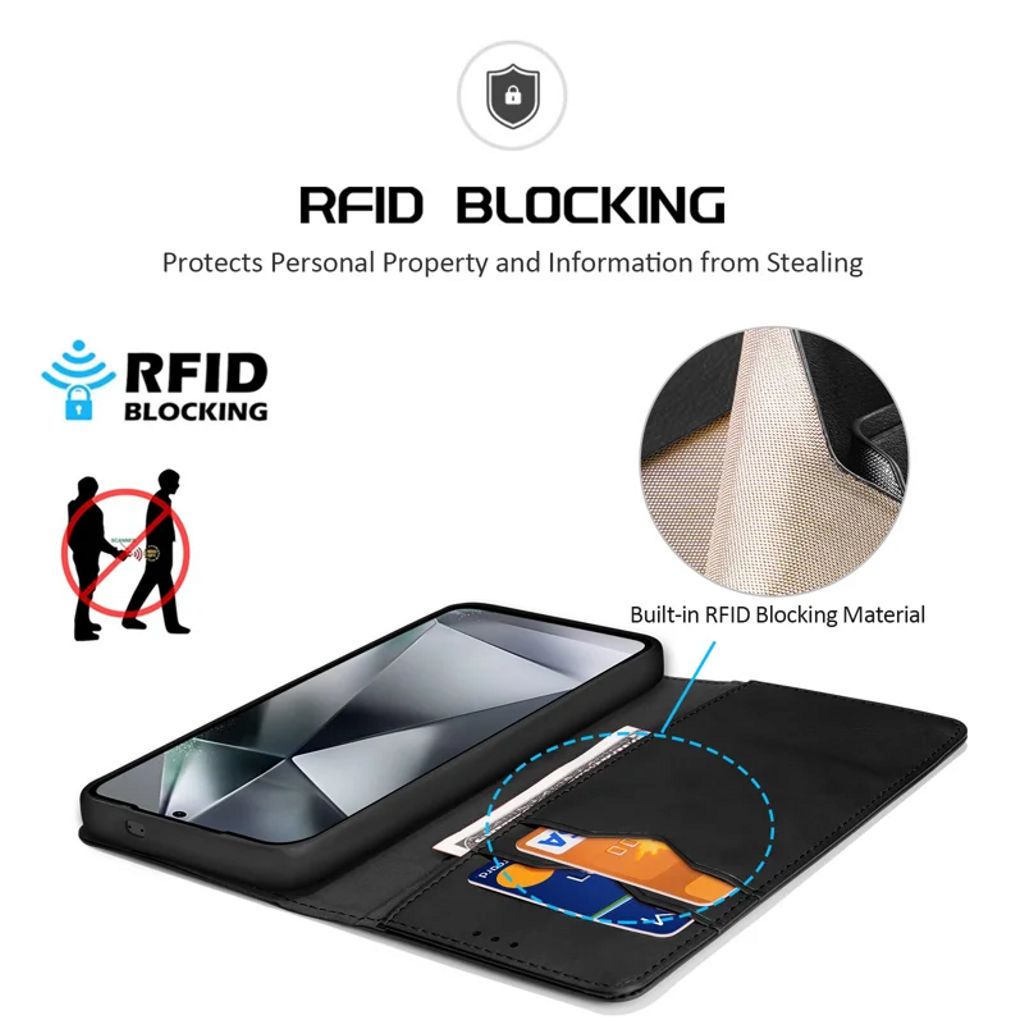Dux Ducis Samsung Galaxy S25 Ultra Fodral Hivo Series Svart