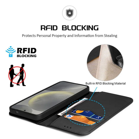 Dux Ducis Samsung Galaxy S25 Fodral Hivo Series Svart