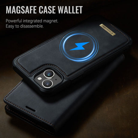 CaseMe iPhone 14 Plus/iPhone 15 Plus Fodral C49 Series Svart